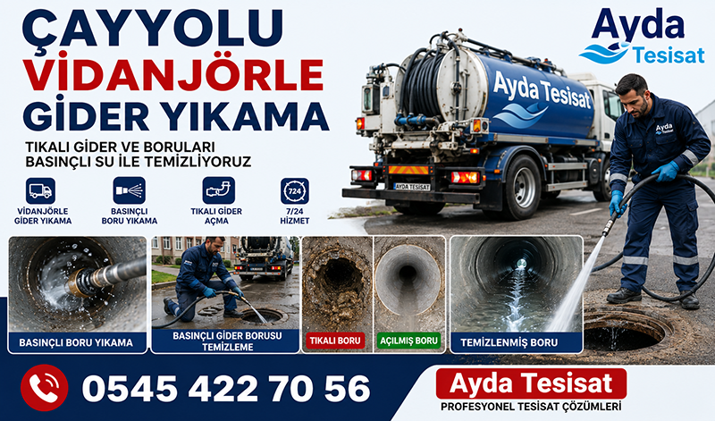 ÇAYYOLU KANALİZASYON AÇMA