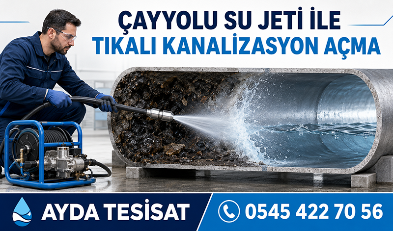 Çayyolu Tıkalı Kanalizasyon Temizleme
