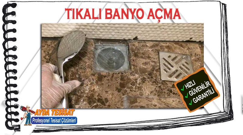 Ümitköy Tıkalı Banyo Gideri Açma