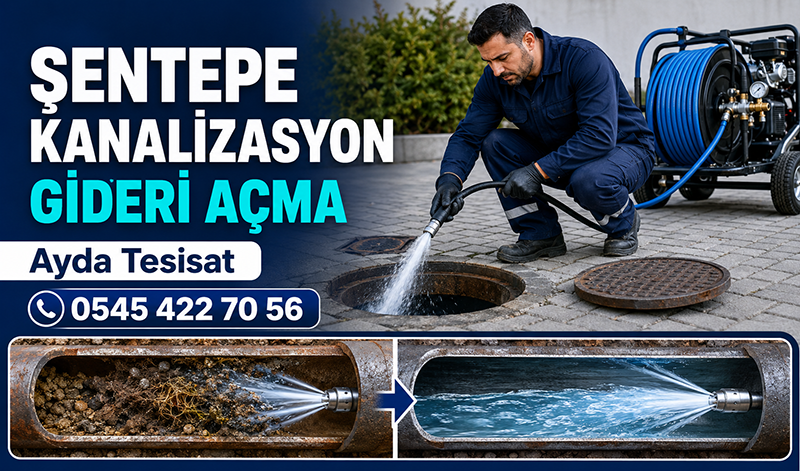 Şentepe Gider Borusu Açma