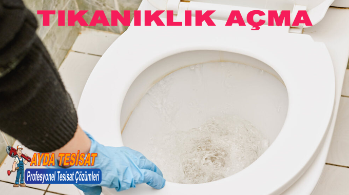 Abidinpaşa Kırmadan Tıkalı Klozet Gideri Açma