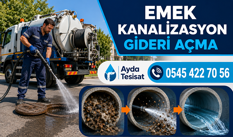 Ana Giderin Basınçlı Suyla İç Yüzey Temizliği