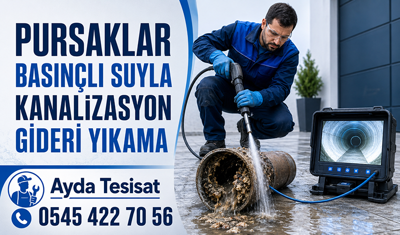 Ana Kanalizasyon Borusu Temizleme Ve Yıkama