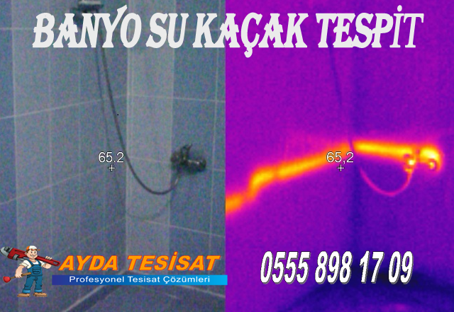 Banyo su sızıntısı bulma