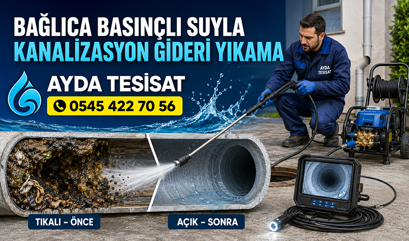 Bağlıca Tıkalı Kanalizasyon Temizleme
