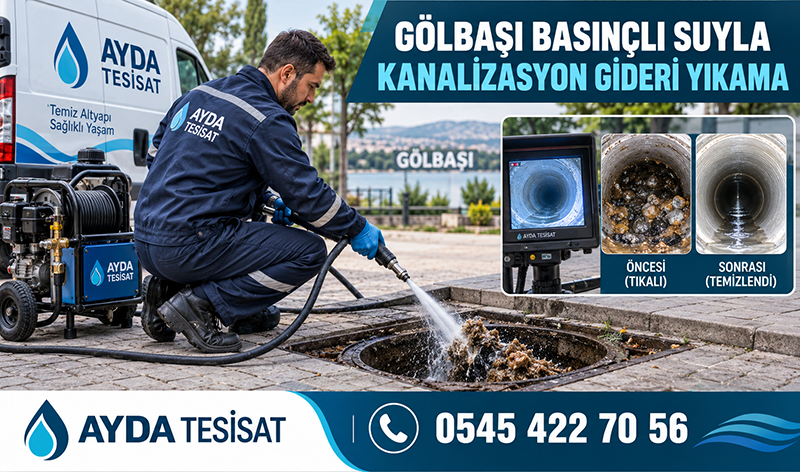 Basınçlı Ana Kanalizasyon Borusu Temizleme