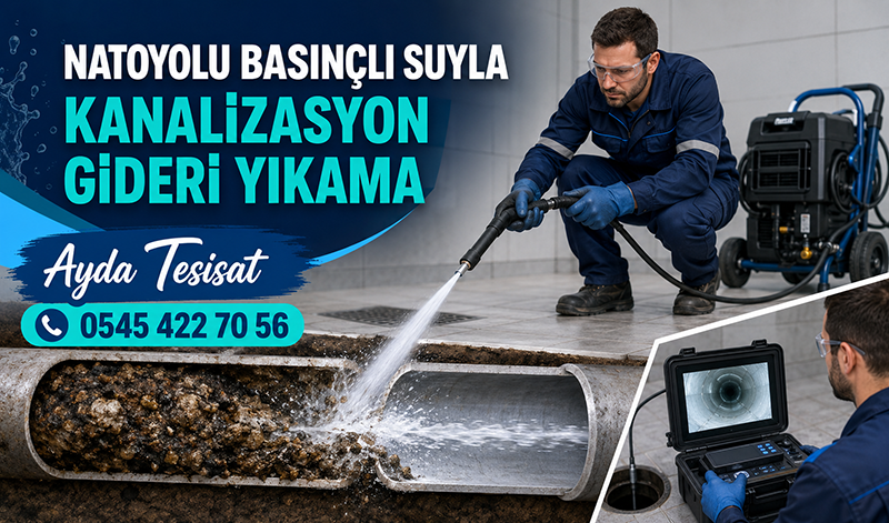 Basınçlı Gider Borusu Yıkama Hizmeti