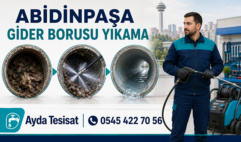 Basınçlı Gider Borusu Yıkama