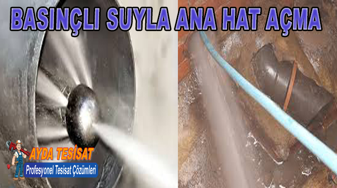 Basınçlı Suyla Ana Gider Açma