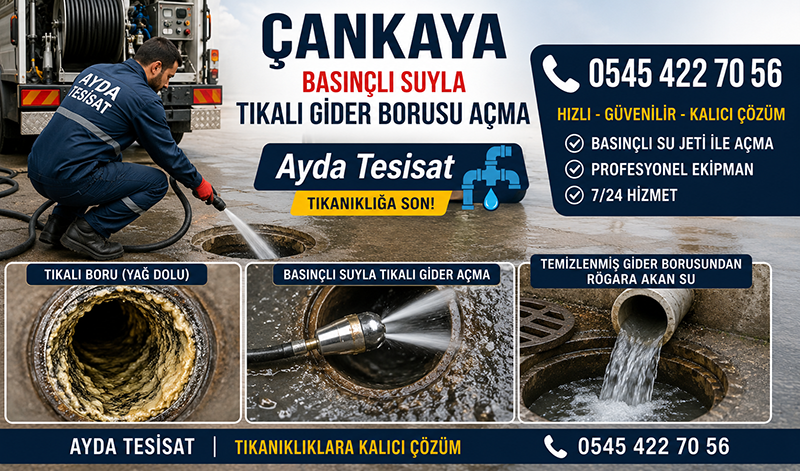 Basınçlı Suyla Bina Ana Gideri Açma