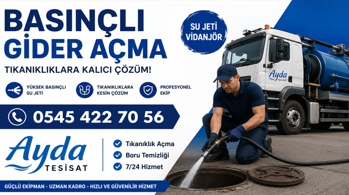 Basınçlı Suyla Gider Açma Hangi Alanlarda Kullanılır