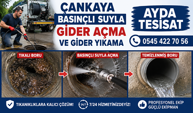 Basınçlı Suyla Gider Açma Nedir