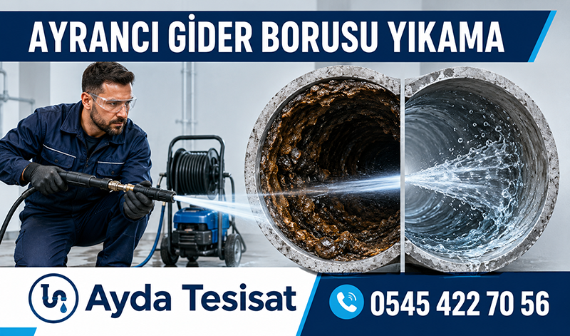 Basınçlı Suyla Gider Borusu Yıkama Neden Gereklidir
