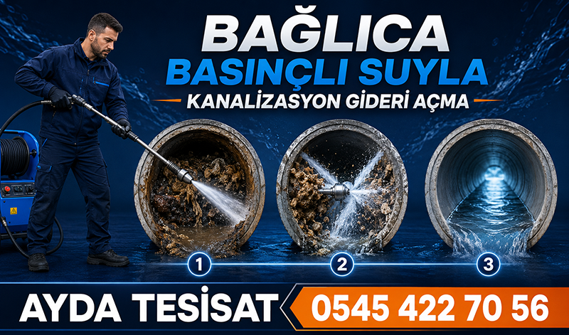 Basınçlı Suyla Gider Temizleme