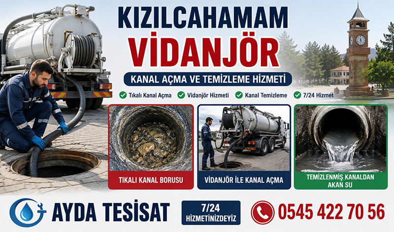 Basınçlı Vidanjörle Kanal Açma