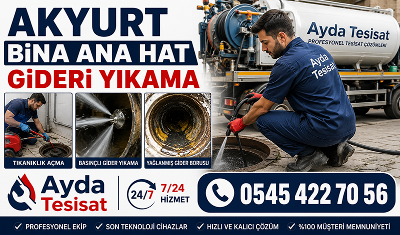 Bina Ana Gider Hattı Temizleme