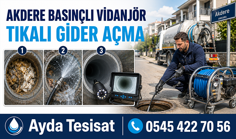 Bina Ana Giderindeki Tıkanıklığa Vidanjörle Müdahale