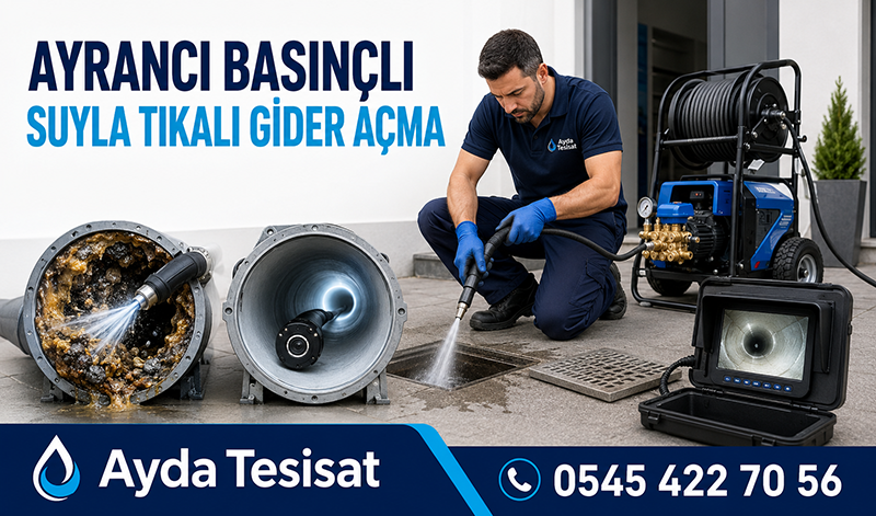 Bina Ana Hattında Tıkalı Kanal Açma
