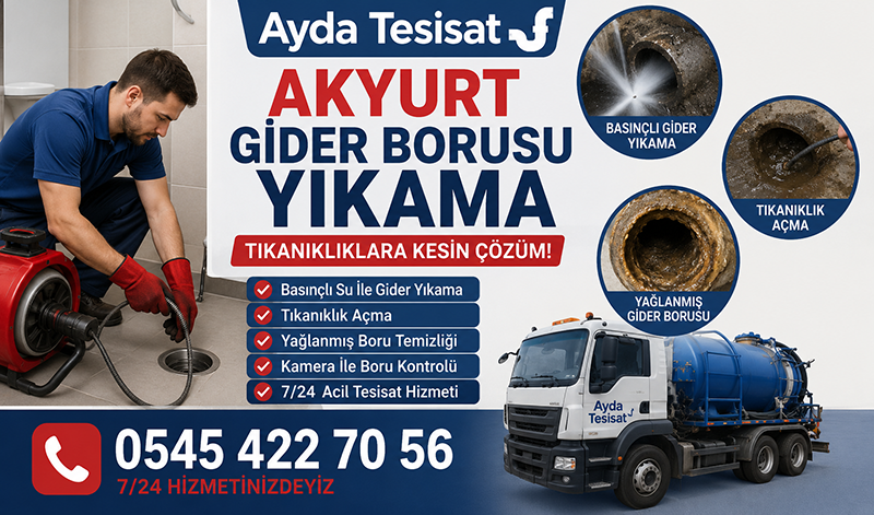 Bina Ana Mutfak Gider Borusu Temizliği