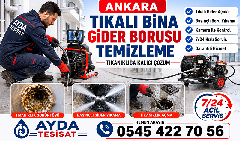 Bina Gider Borusu Temizleme Nedir