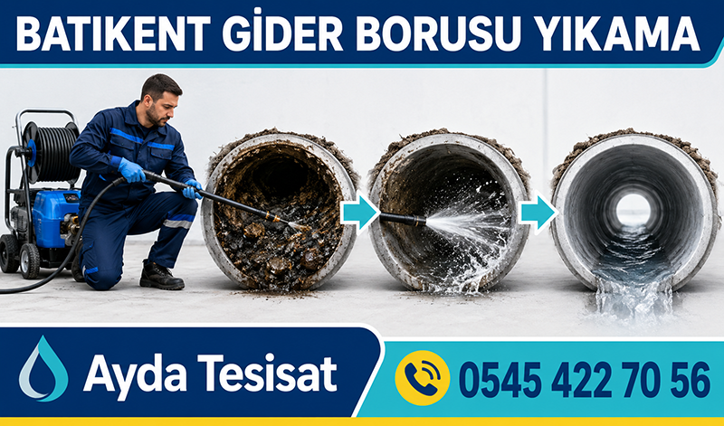 Bina Gider Borusu Yıkama