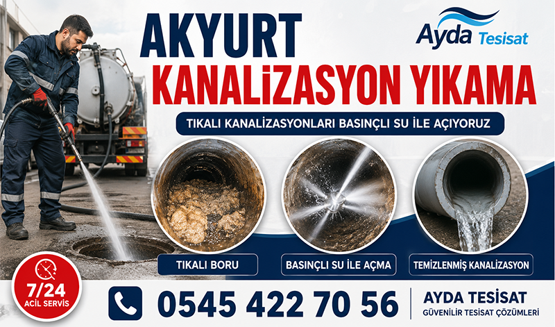 Bina Kanalizasyon Borusu Temizleme