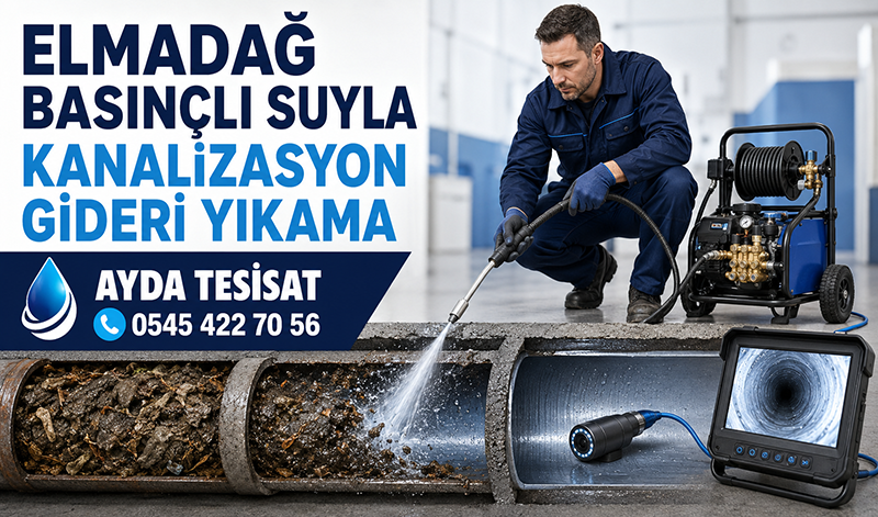 Elmadağ Gider Borusu Yıkama