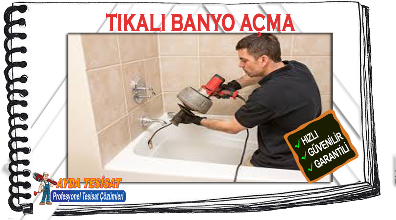 Eryaman Tıkalı Banyo Gideri Açma