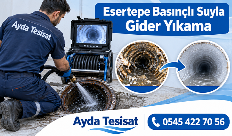 Esertepe Rögar Yıkama ve Ana Hat Bakımı