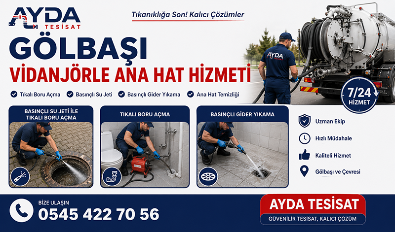 Gölbaşı Vidanjör Firması