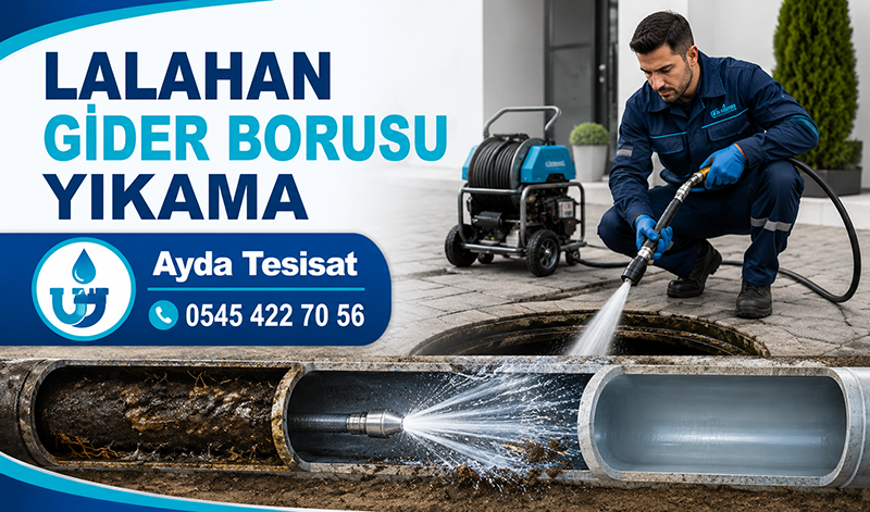 Görüntülü Gider Borusu Yıkama