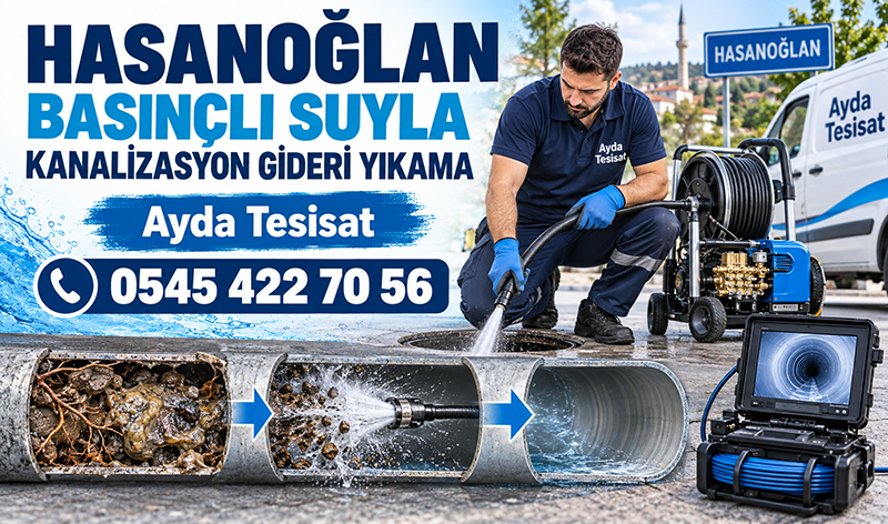Görüntülü Kanalizasyon Borusu Temizleme