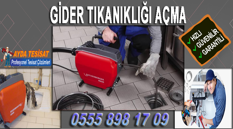 Çankaya tıkanıklık açma