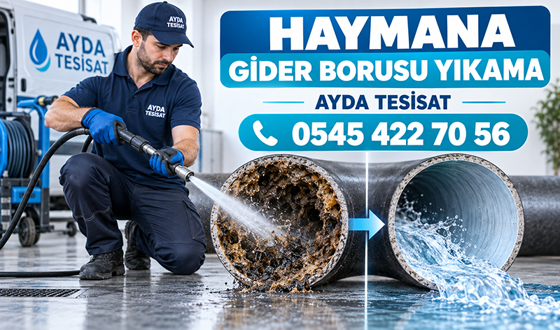 Haymana Gider Borusu Yıkama