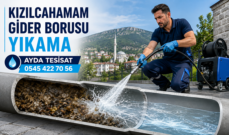 Kızılcahamam Kameralı Rögar Yıkama