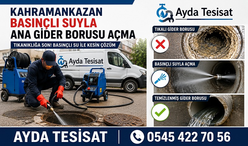 Kahramankazan Rögar Temizleme