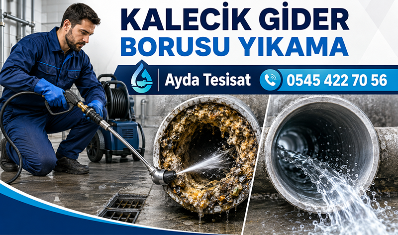 Kalecik Gider Borusu Yıkama