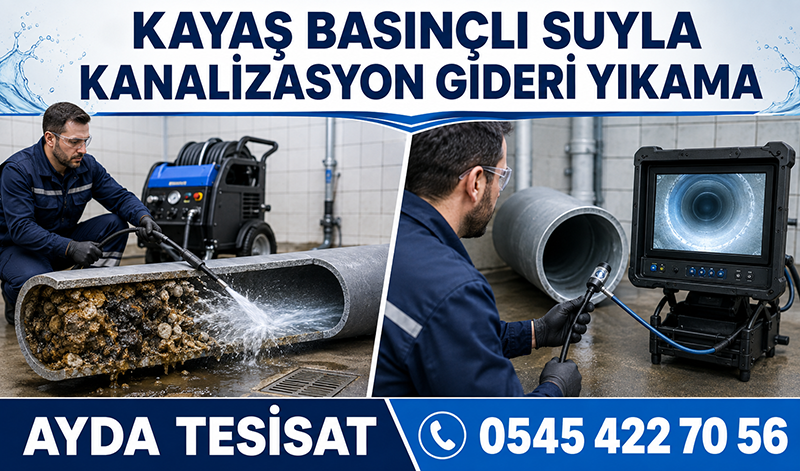Kamera ile Tıkalı Kanalizasyon Temizleme Nasıl Yapılır