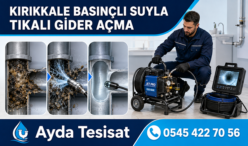 Kameralı Ana Gider Borusu Temizleme