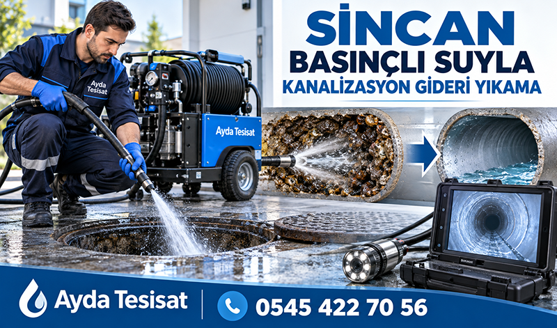 Kameralı Ana Kanalizasyon Hattında Tıkanıklık Belirtileri