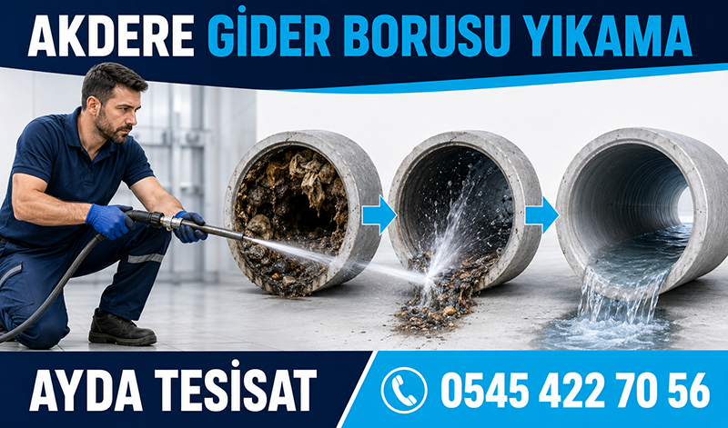 Kameralı Gider Borusu Yıkama Nasıl Yapılır