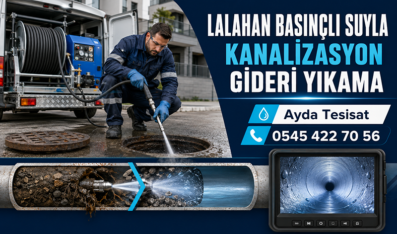Kameralı Kanalizasyon Borusu Temizleme