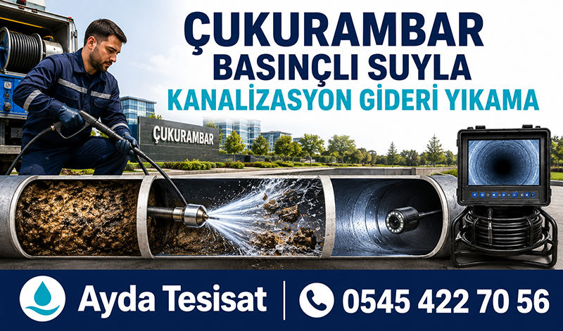 Kameralı Kanalizasyon Kontrolü