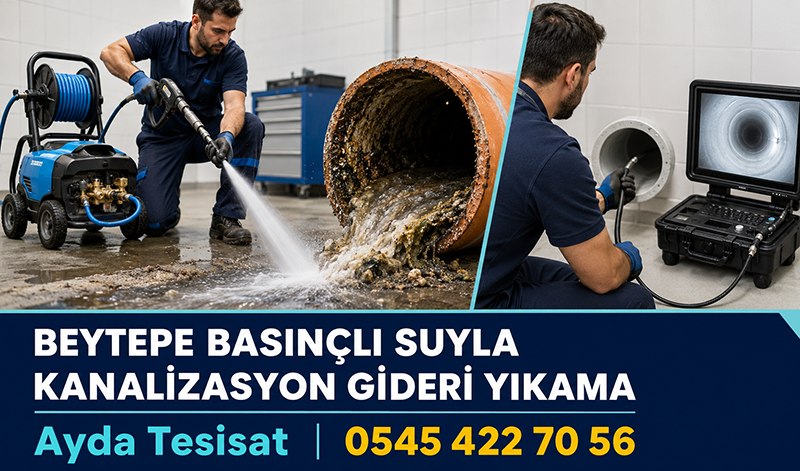 Kameralı Sistem İle Ana Kanalizasyon Borusu Temizleme