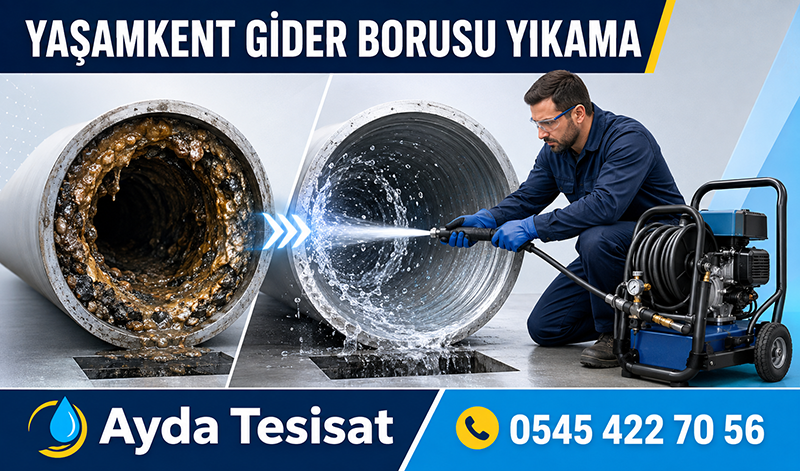 Kanalizasyon Borusu Temizleme