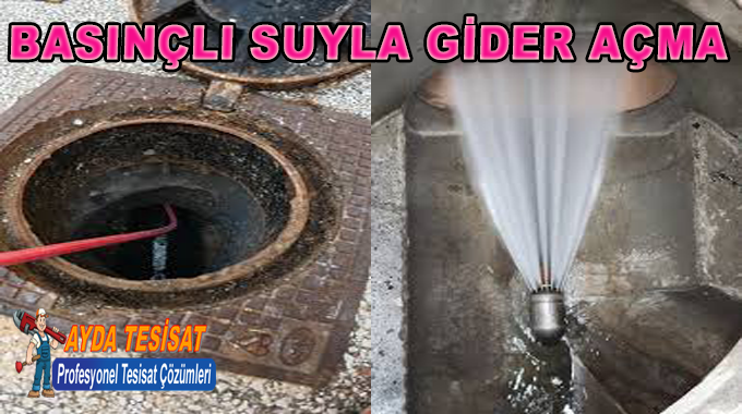 Keçiören Basınçlı Suyla Gider Açma Nedir