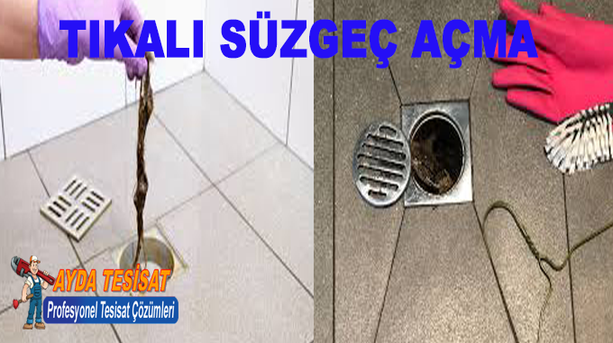 Kuşçağız Süzgeç Gideri Açma