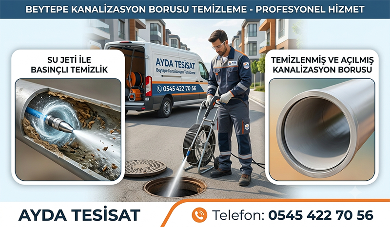 Mutfak Yağlanmış Gider Borusu Temizleme