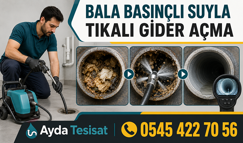 Mutfak ve Banyo Gider Borusu Temizleme