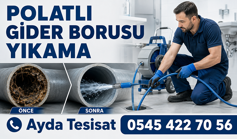 Polatlı Gider Borusu Yıkama
